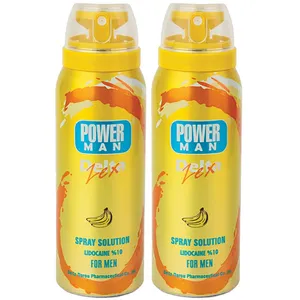 اسپری تاخیری دلتا دارو مدل Banana حجم 65 میلی لیتر مجموعه 2 عددی