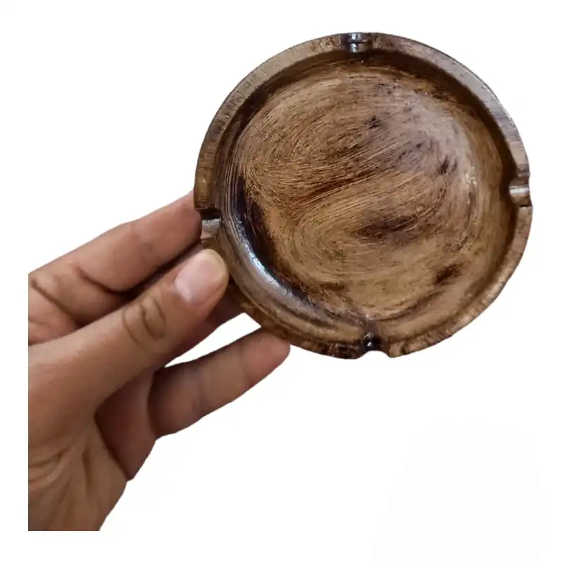 زیر سیگاری مدل سنگ مصنوعی طرح چوب