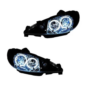 چراغ جلو خودرو گروه پژوهش صنعت مدرن مدل 3D-W مناسب برای پژو 206 بسته دو عددی