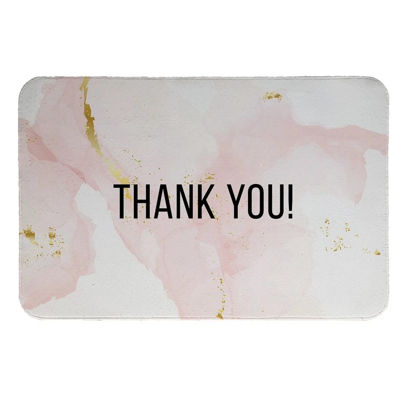 پادری طرح thank you کد 8643 سایز 110 × 80 سانتی متر