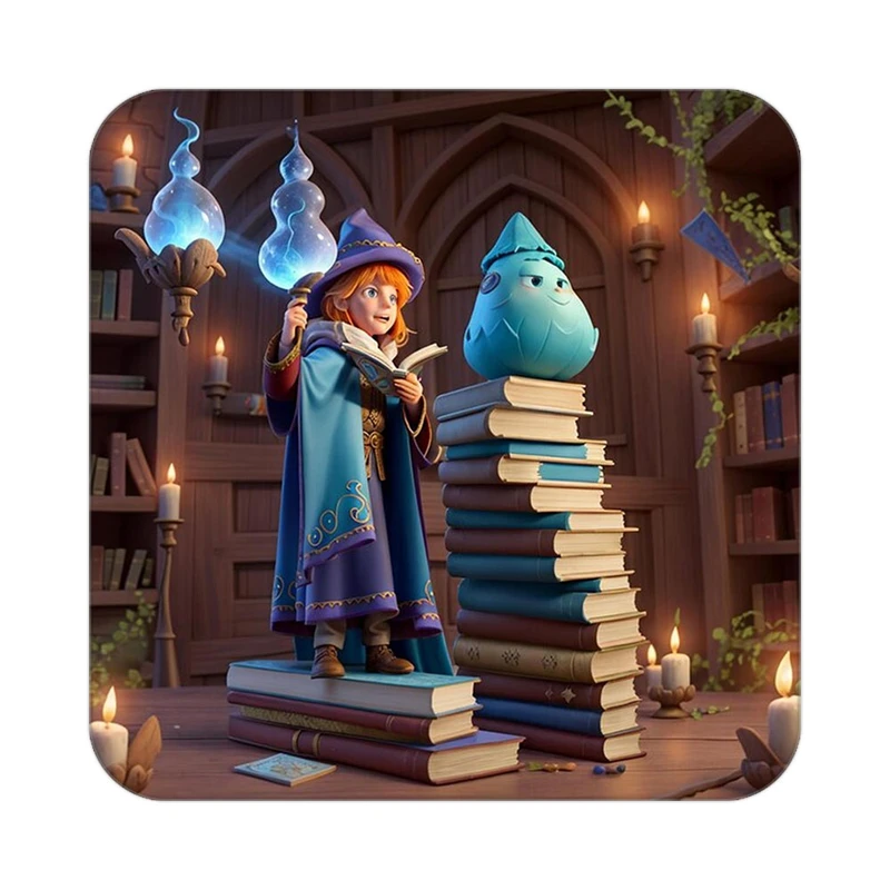 زیر لیوانی کاکتی طرح هری پاتر Harry Potter مدل mp41855