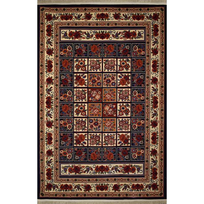 گبه ماشینی افرند کد 826 زمینه سرمه‌ای