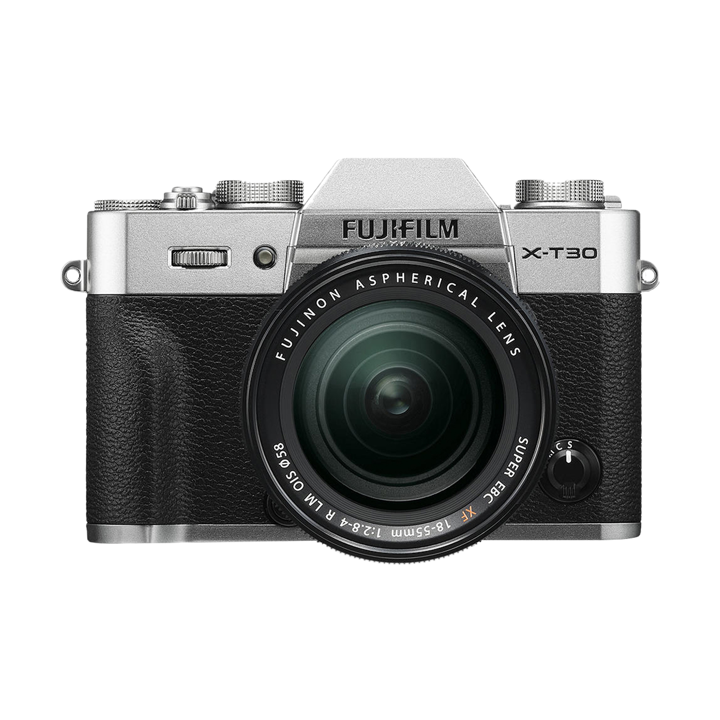 دوربین دیجیتال بدون آینه فوجی فیلم مدل X-T30 همراه با لنز 18-55 میلی‌متر