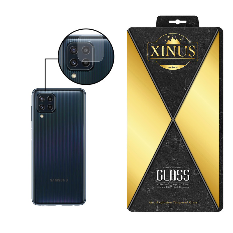 تصویر محافظ لنز دوربین ژینوس مدل XLP مناسب برای گوشی موبایل سامسونگ Galaxy M32 4G