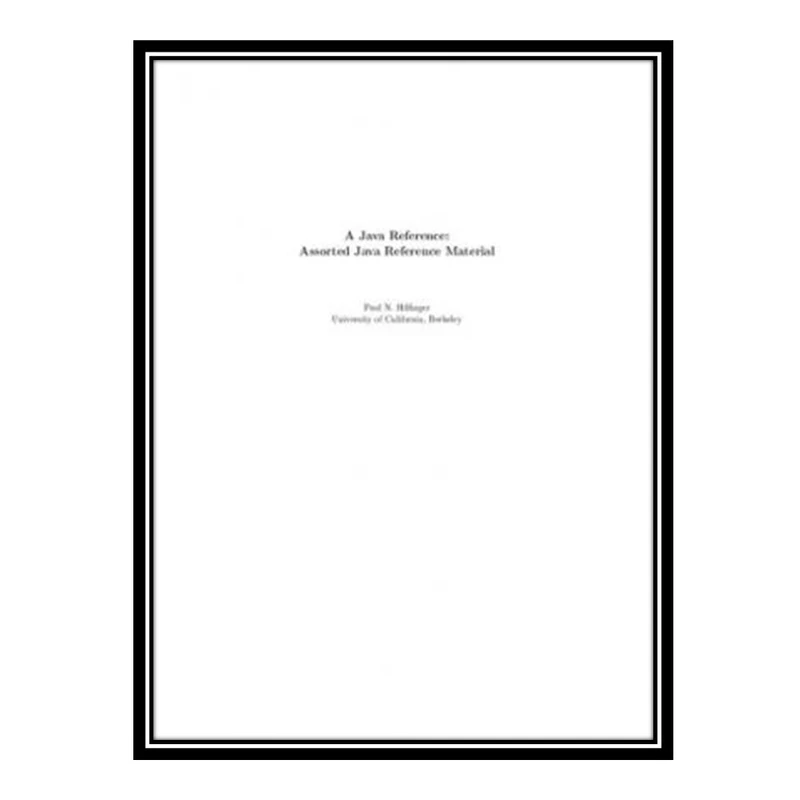 کتاب A Java Reference اثر it-ebooks انتشارات مؤلفین طلایی