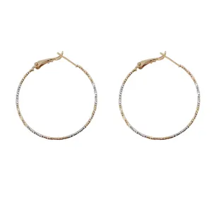 گوشواره زنانه ژوپینگ مدل حلقه ای ظریف کد C-37