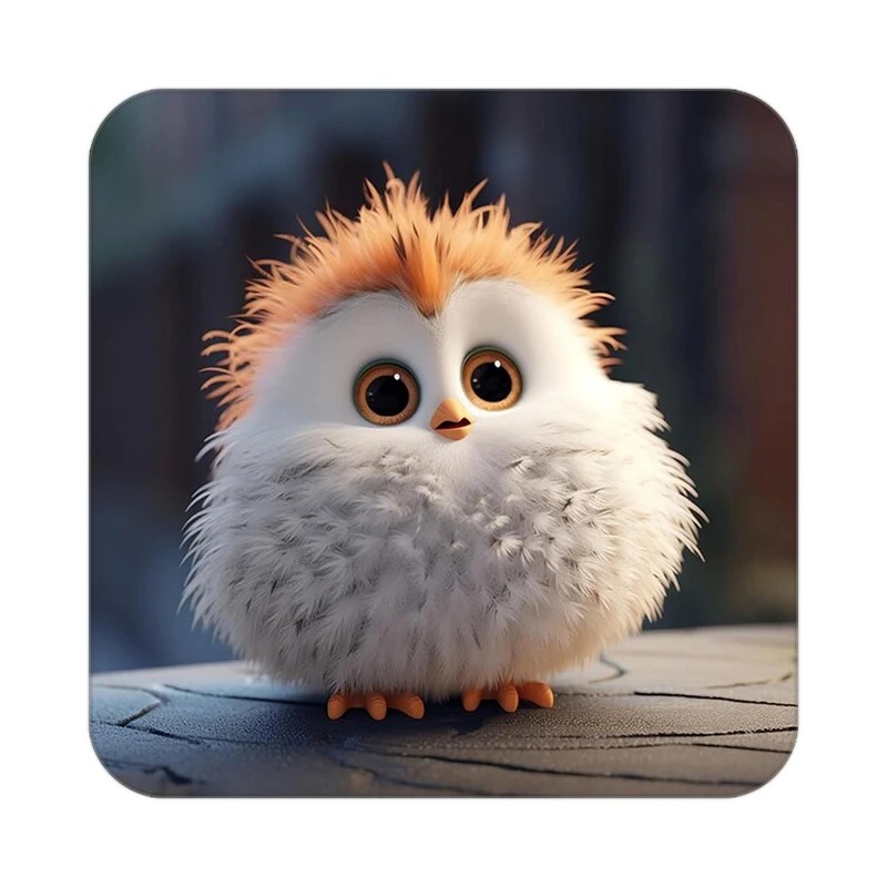 زیر لیوانی کاکتی طرح حیوانات کارتونی مدل mp28144