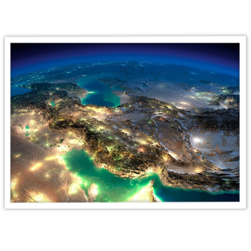 تابلو بکلیت طرح عکاسی فضایی ایران مدل W-11294