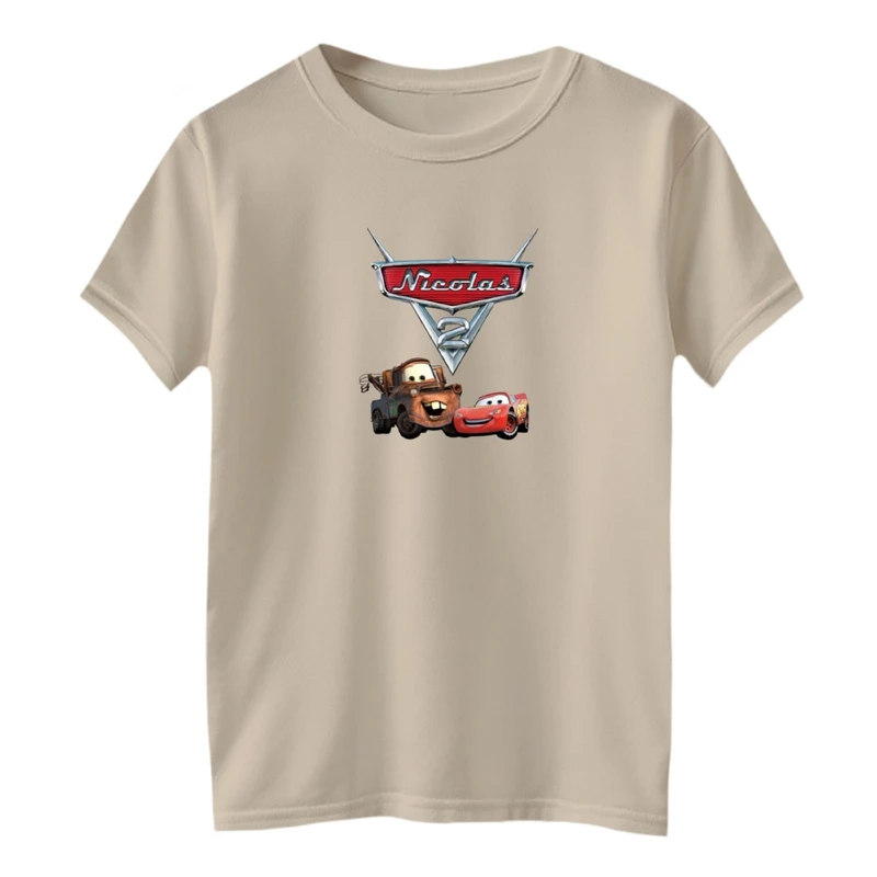 تی شرت آستین کوتاه بچگانه مدل ماشین ها کد 01