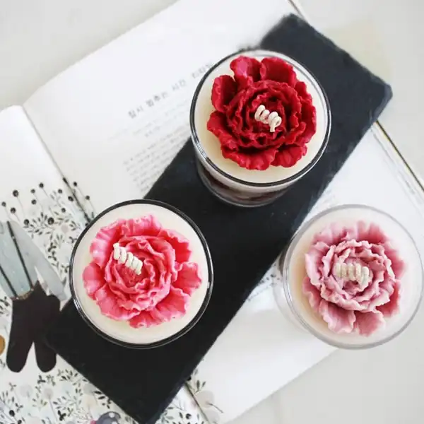 سیلیکون قالب گیری به گز مدل گل پیونی