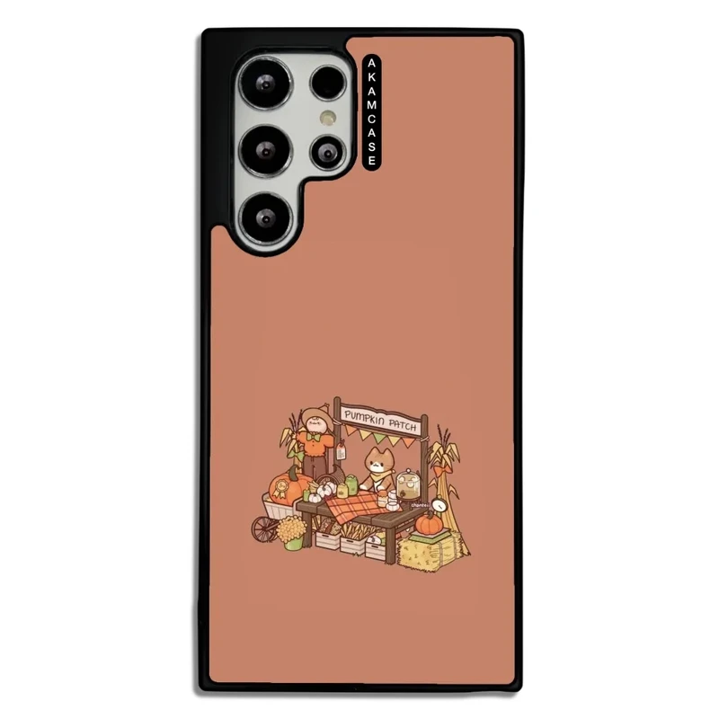 کاور آکام مدل AMC-WSGS22U-PUMPKIN-3 مناسب برای گوشی موبایل سامسونگ Galaxy S22 Ultra