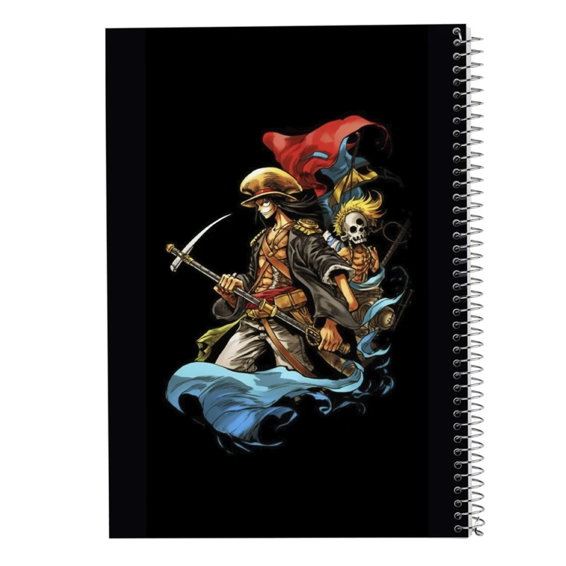 دفتر مشق 50 برگ مدوپد مدل وان پیس One Piece کد DF10754