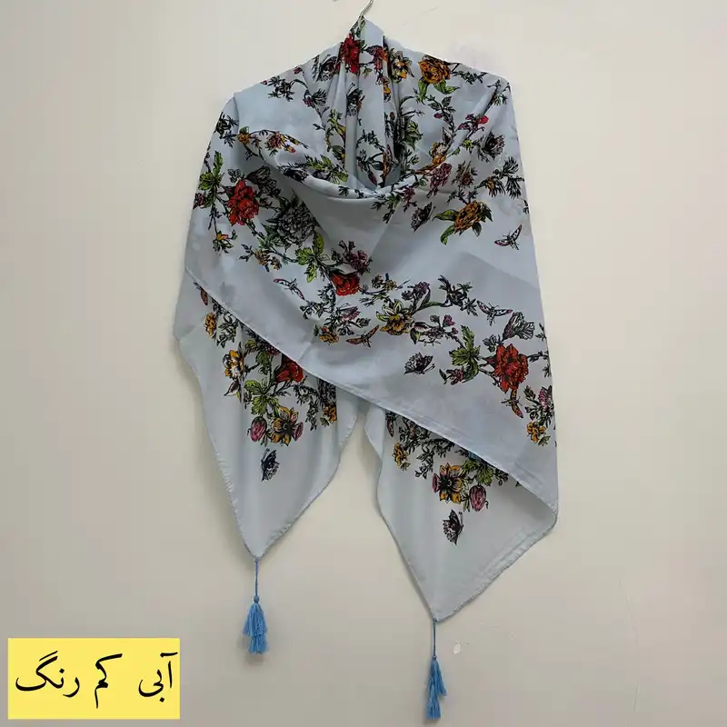 روسری زنانه مدل نخی وال منگوله دار ترک کد 01