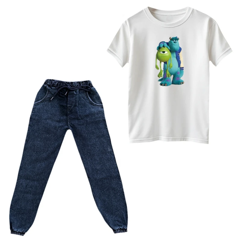 ست تی‌شرت و شلوار پسرانه مدل سالیوان و مایکل