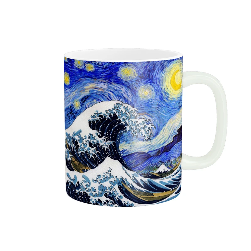 ماگ پادآفرین مدل شب پر ستاره ونگوگ کد p2596