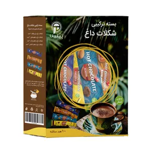 بسته ترکیبی هات چاکلت پپتینا - 100 گرم بسته 10 عددی