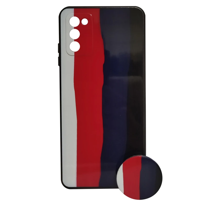 کاور  کد 1657 مناسب برای گوشی موبایل سامسونگ A03s به همراه پایه نگهدارنده