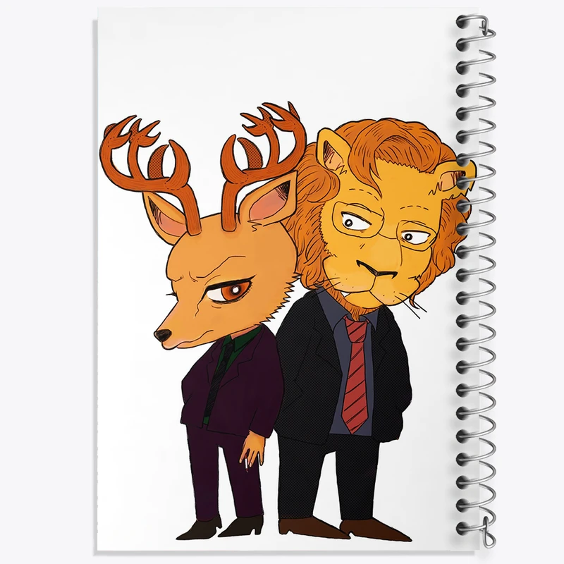 دفتر نقاشی 50 برگ خندالو طرح لوییس و ایبوکی انیمه بیستارز کد 33458