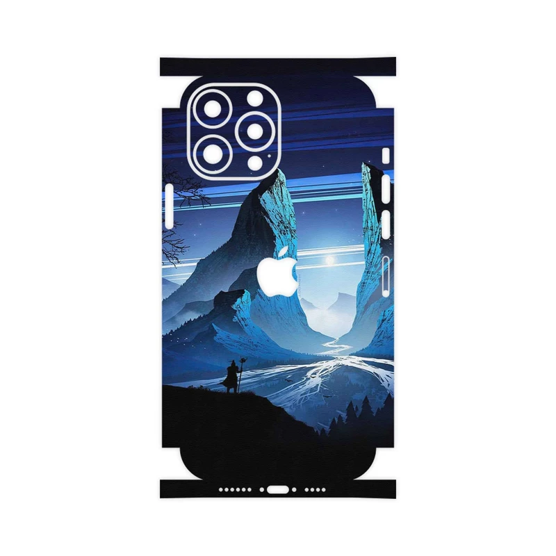 برچسب پوششی ماهوت مدل Blue Mountains Digital Art-FullSkin مناسب برای گوشی موبایل اپل iPhone 13 Pro Max