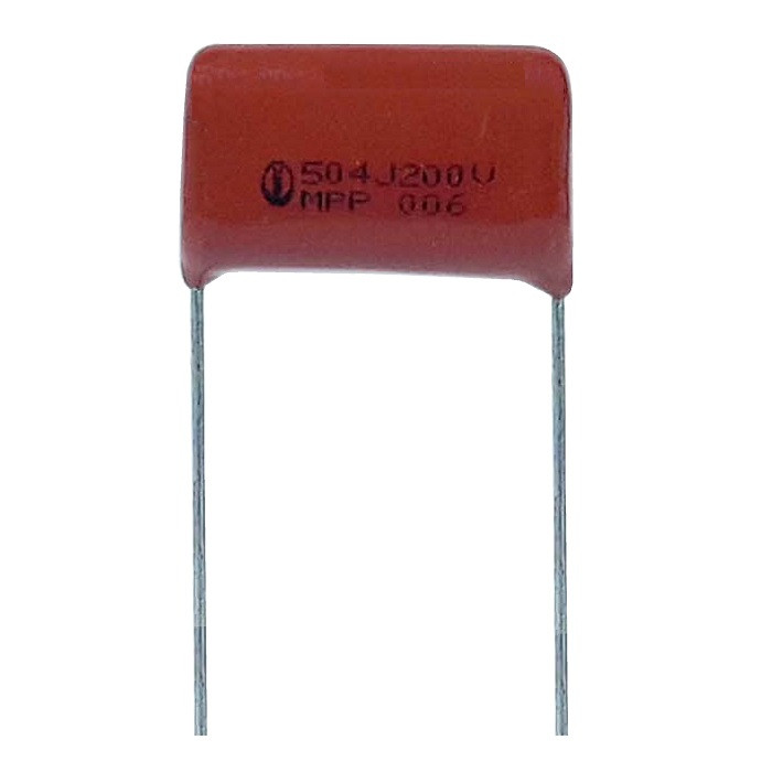 خازن 500 نانو فاراد 200 ولت مدل TPC-504200 بسته 4 عددی خازن 500 نانو فاراد 200 ولت مدل TPC-504200 بسته 4 عددی