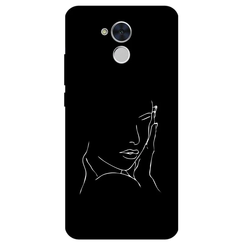 کاور مگافون طرح دخترانه مدل 8153 مناسب برای گوشی موبایل آنر V9 Play / 6C Pro