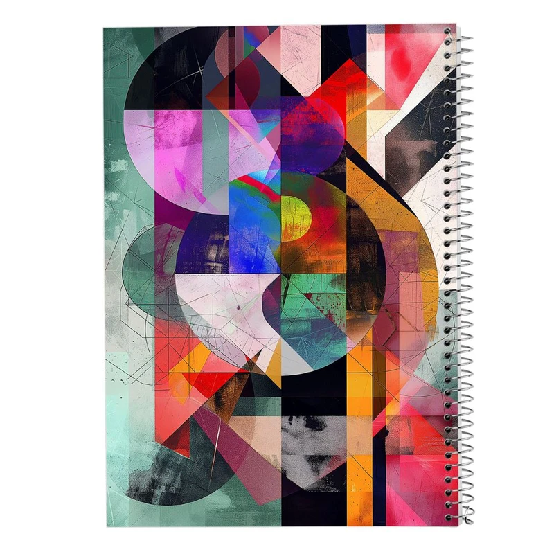 دفتر شطرنجی 50 برگ مدوپد طرح اشکال فانتزی کد DF16106