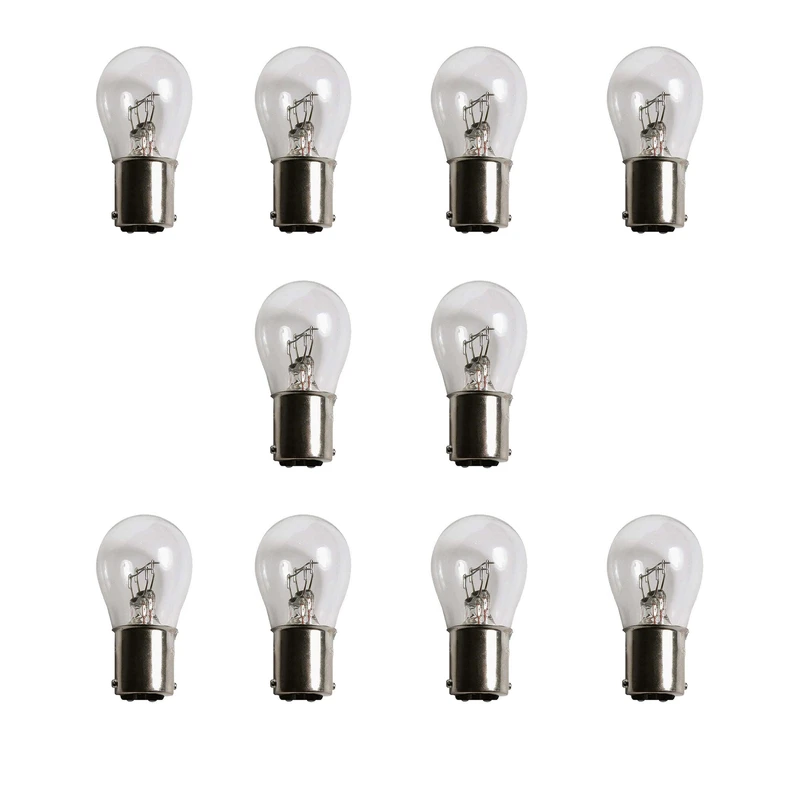 لامپ چراغ عقب خودرو مدل GSPCO 21/5W دو کنتاکت مجموعه 10 عددی