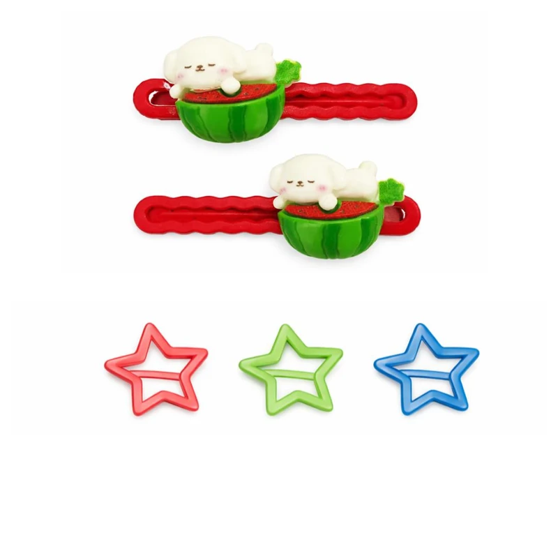 گیره مو دخترانه مدل یلدا مجموعه ۵ عددی