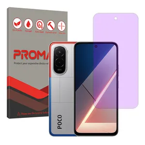 Promate Eye Care model anti purple screen protector suitable for Xiaomi Poco M7 4G Mobile phone