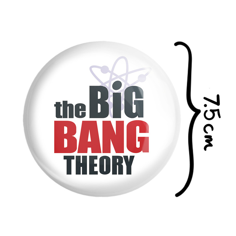 آینه جیبی خندالو طرح سریال تئوری بیگ بنگ The Big Bang Theory مدل تاشو کد 13303
