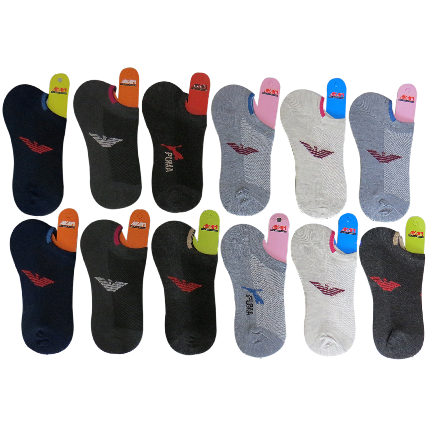 جوراب آکام مدل 39-10 مجموعه 12 عددی