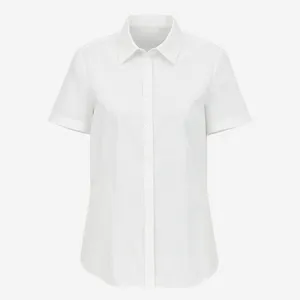 شومیز آستین کوتاه یقه برگردان زنانه مدل 28100