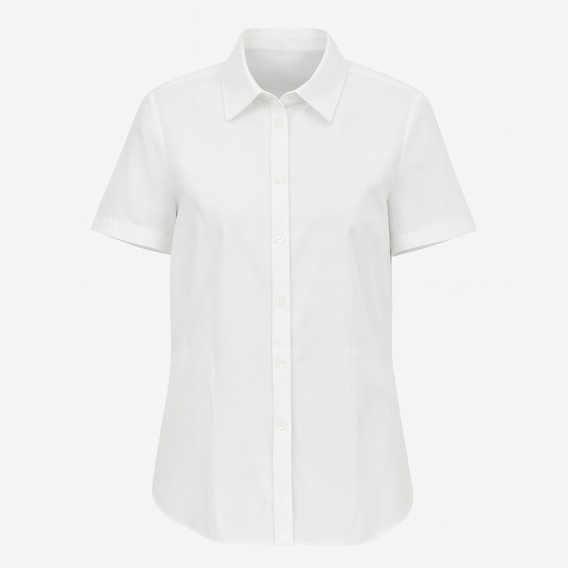 شومیز آستین کوتاه یقه برگردان زنانه مدل 28100