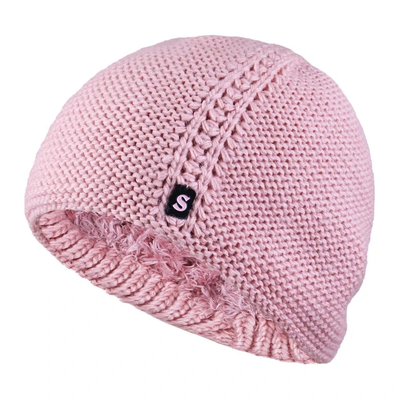 کلاه بافتنی زنانه سام مدل داخل خز کد 403