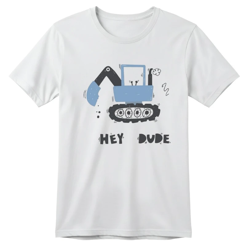 تی‌شرت آستین کوتاه بچگانه مدل ماشین کد v4 