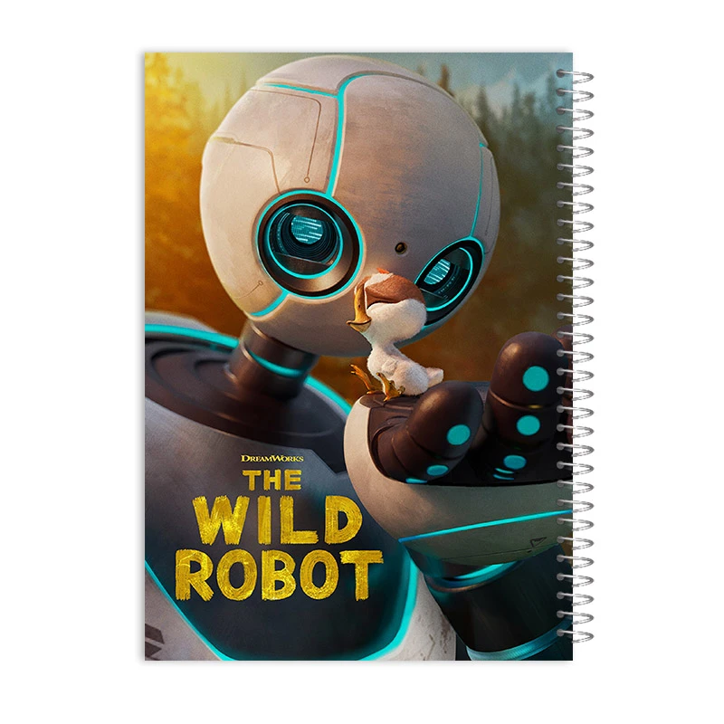 دفتر مشق 60 برگ آی چاپ مدل wild robot کد 922b