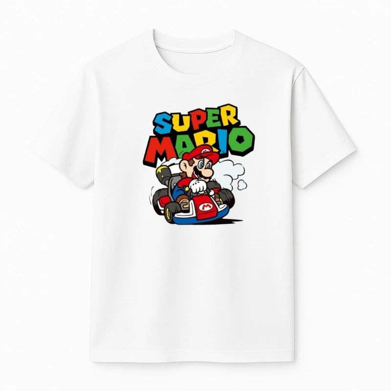 تی‌شرت آستین کوتاه پسرانه مدل ماریو کد v6 