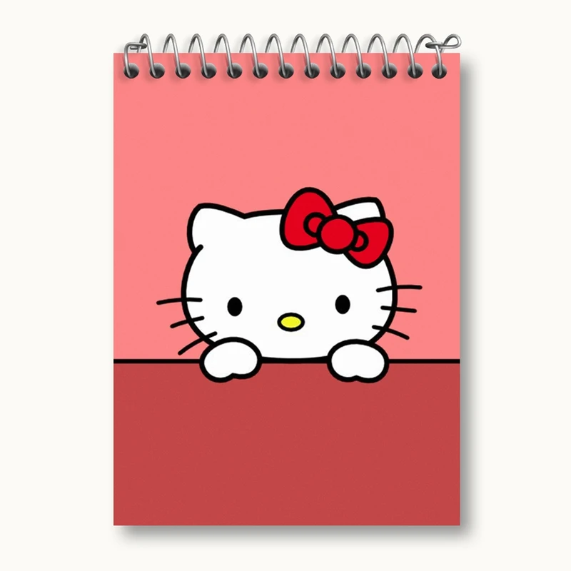 دفتر یادداشت 50 برگ خندالو مدل هلو کیتی Hello Kitty کد 2473