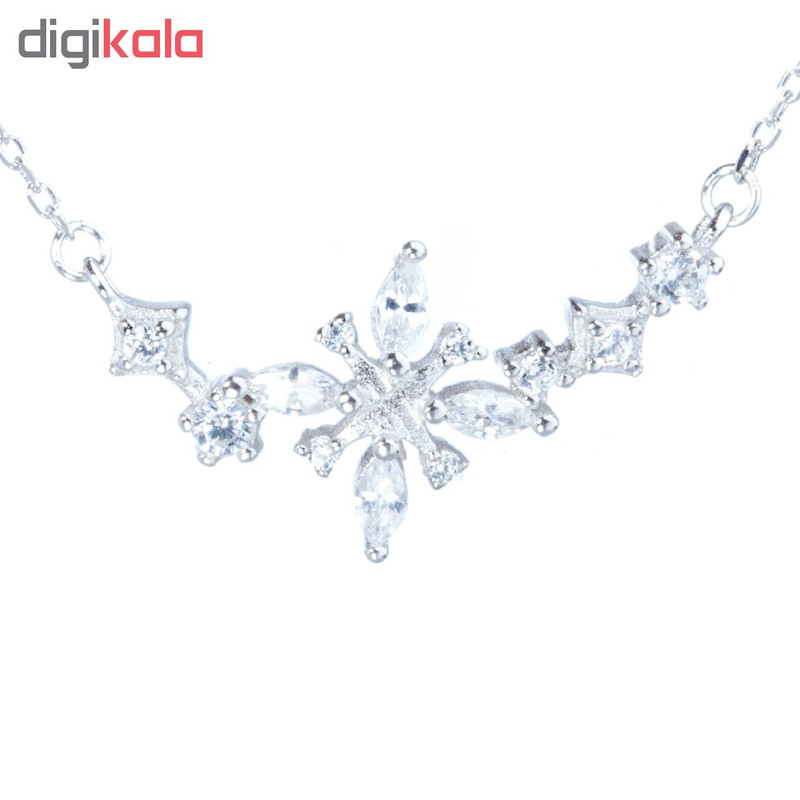 گردنبند نقره اقلیمه کد GN268