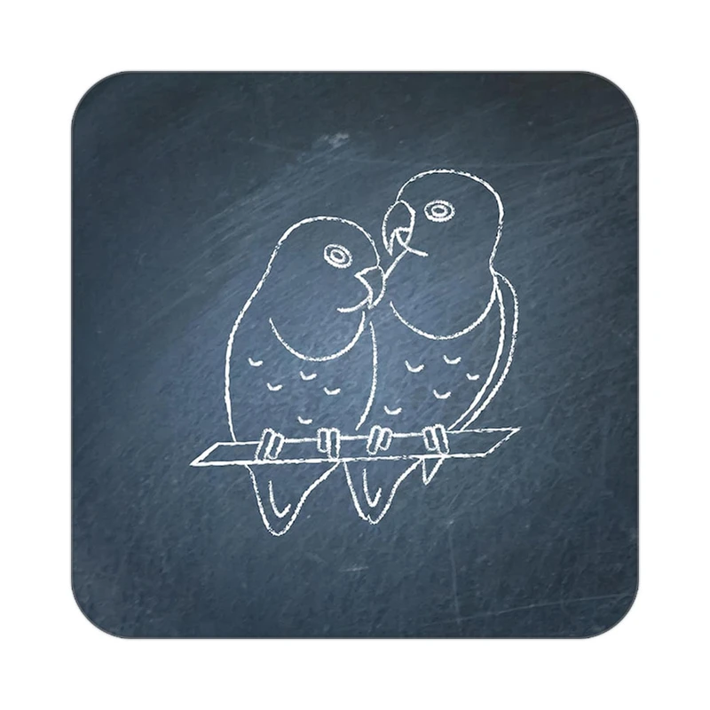 زیر لیوانی کاکتی طرح عاشقانه مدل mp39345