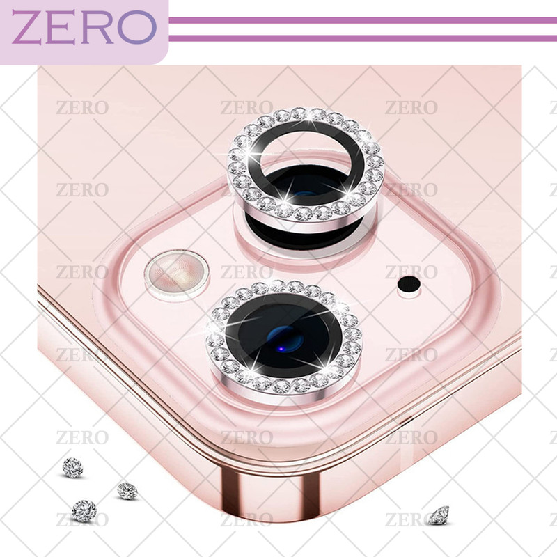 محافظ لنز دوربین زیرو مدل Bright Diamond Ring مناسب برای گوشی موبایل اپل Iphone 13