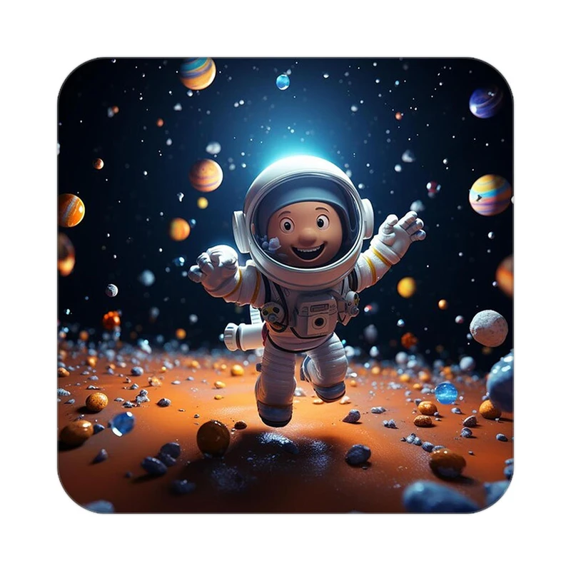 زیر لیوانی کاکتی طرح فضانورد مدل mp45934