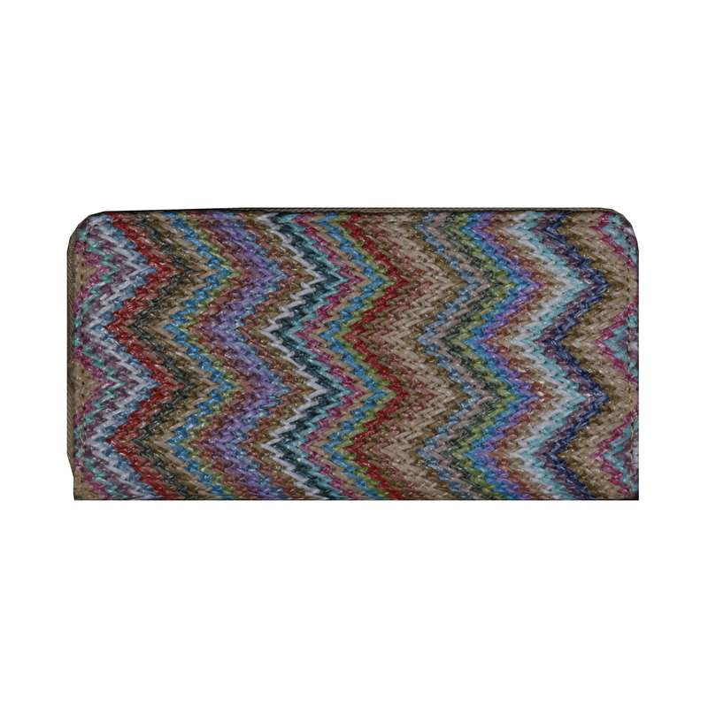 کیف پول زنانه مدل حصیری کد 07