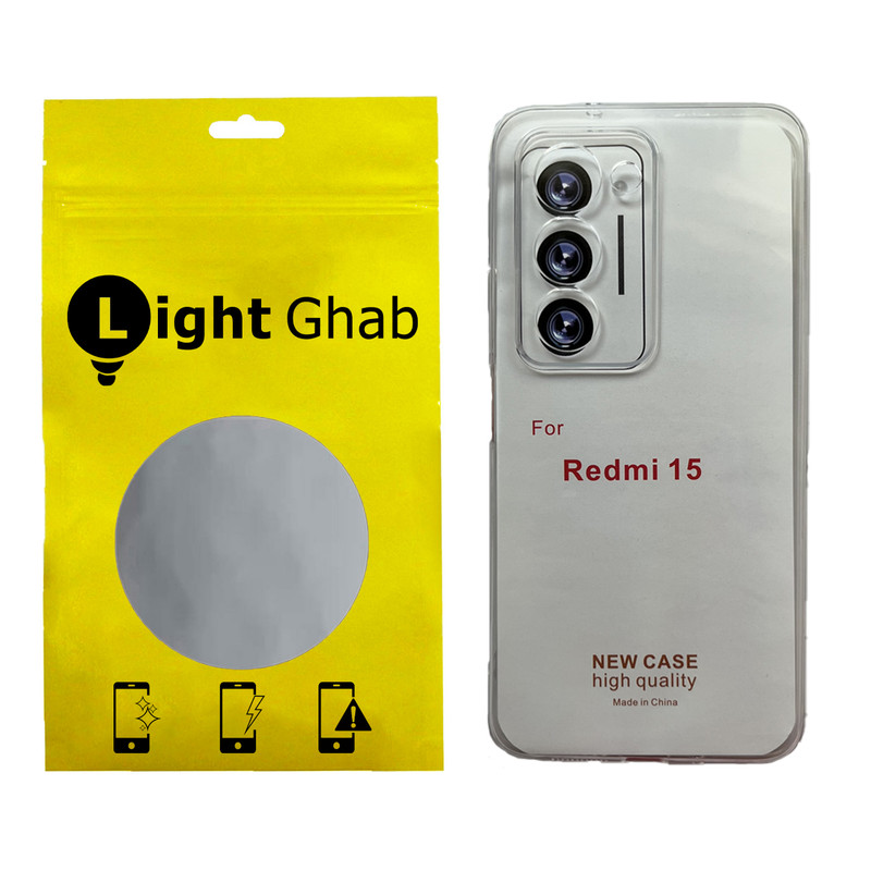 کاور لایت قاب مدل ژله ای مناسب برای گوشی موبایل شیائومی Redmi 15