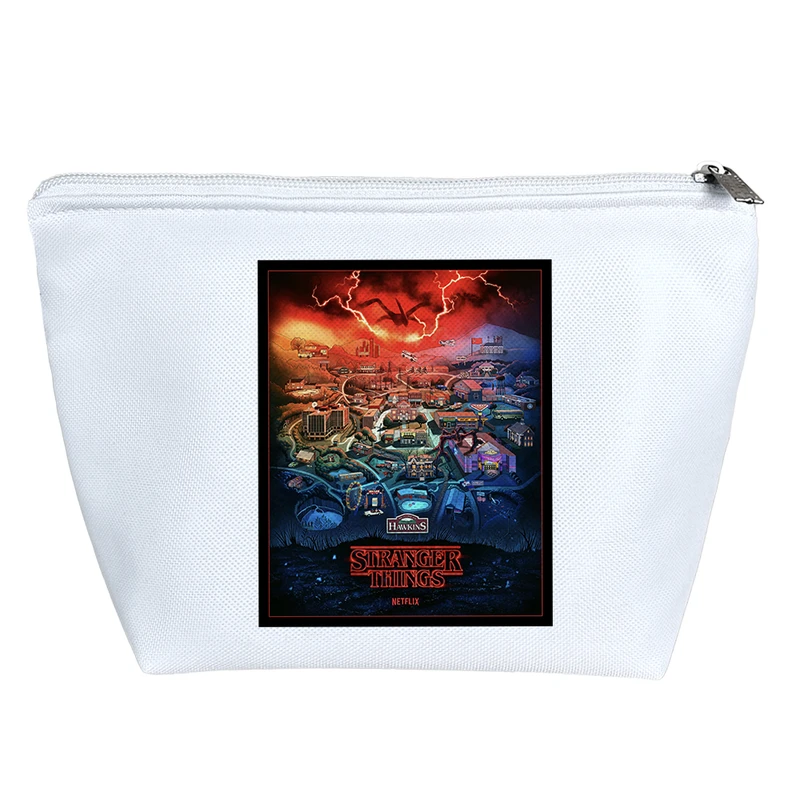 کیف لوازم آرایش دخترانه خندالو مدل (Stranger Things) هاوکینز کد 9948
