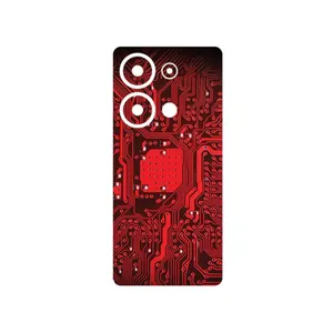 MAHOOT Red_Printed_Circuit_Board Cover Sticker for Xiaomi Redmi Note 13 Pro 4G