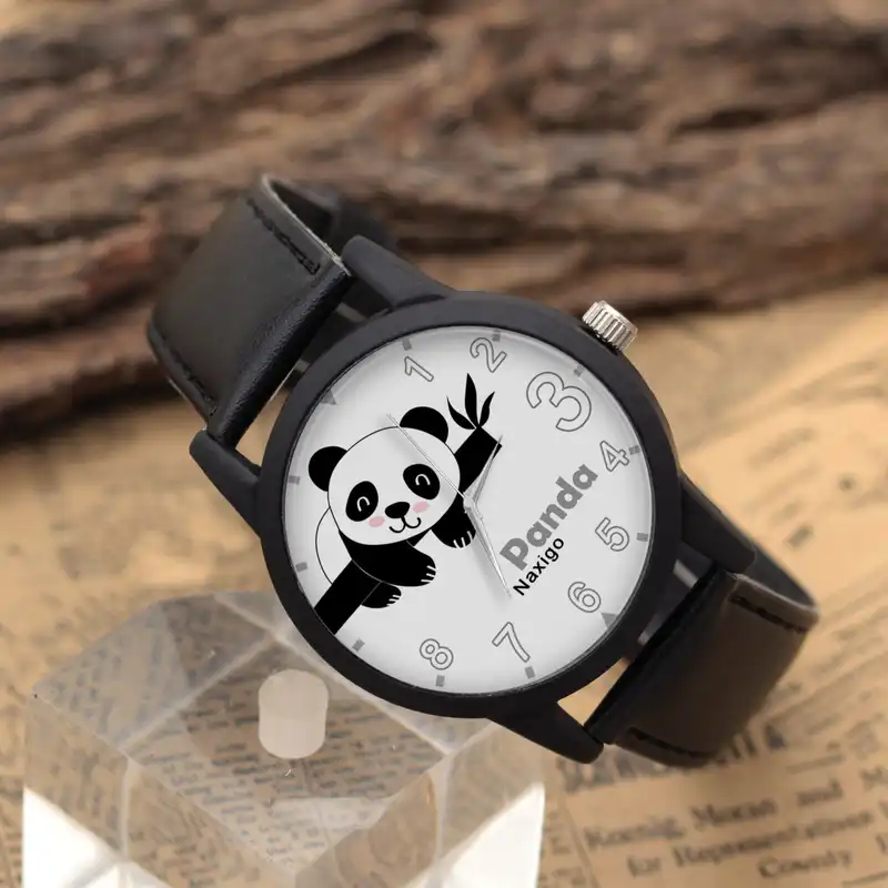 ساعت مچی عقربه ای ناکسیگو مدل پاندا کد LF11508