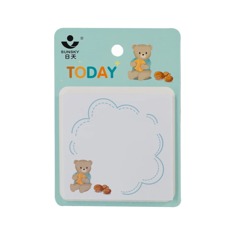 کاغذ یادداشت چسب دار فانتزی مدل خرسی کد 01