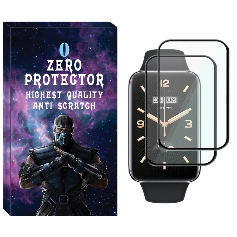 محافظ صفحه نمایش نانو زیرو مدل NZO مناسب برای ساعت هوشمند شیائومی Mi Band 7 Pro بسته دو عددی