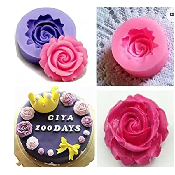 قالب فوندانت نگین طرح گل کد2000